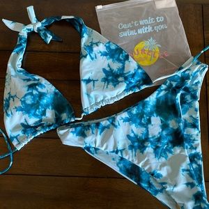 Aurelle June High Waited Tye Dye Swim Suit